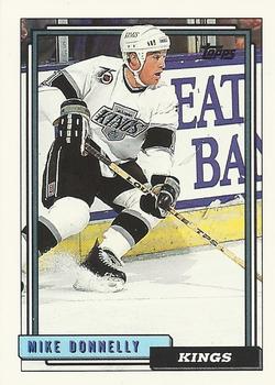 #121 Mike Donnelly - Los Angeles Kings - 1992-93 Topps Hockey
