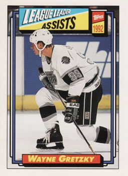 #123 Wayne Gretzky - Los Angeles Kings - 1992-93 Topps Hockey