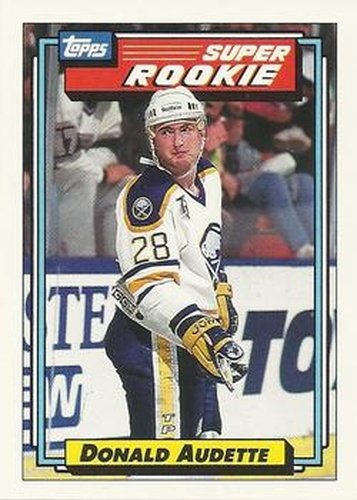 #12 Donald Audette - Buffalo Sabres - 1992-93 Topps Hockey