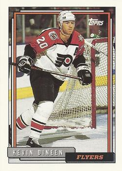 #131 Kevin Dineen - Philadelphia Flyers - 1992-93 Topps Hockey