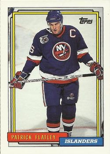 #135 Patrick Flatley - New York Islanders - 1992-93 Topps Hockey
