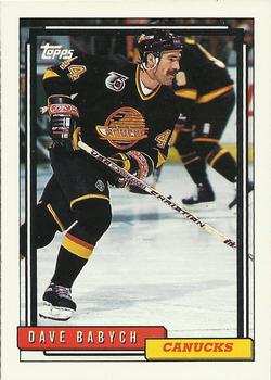 #138 Dave Babych - Vancouver Canucks - 1992-93 Topps Hockey
