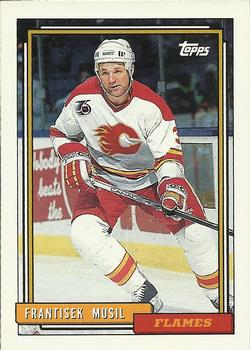 #142 Frank Musil - Calgary Flames - 1992-93 Topps Hockey