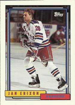 #153 Jan Erixon - New York Rangers - 1992-93 Topps Hockey