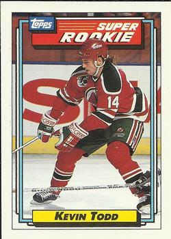 #15 Kevin Todd - New Jersey Devils - 1992-93 Topps Hockey
