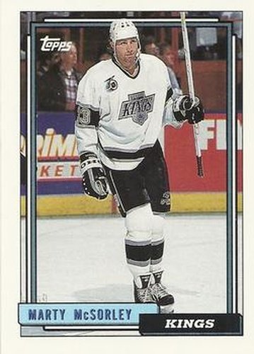 #171 Marty McSorley - Los Angeles Kings - 1992-93 Topps Hockey