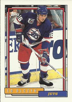 #17 Ed Olczyk - Winnipeg Jets - 1992-93 Topps Hockey