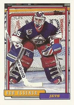 #183 Bob Essensa - Winnipeg Jets - 1992-93 Topps Hockey