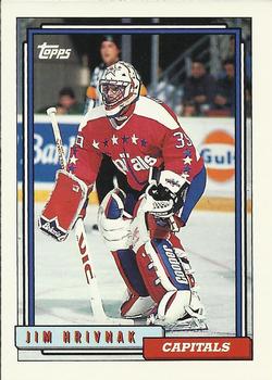 #18 Jim Hrivnak - Washington Capitals - 1992-93 Topps Hockey