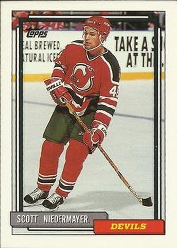 #223 Scott Niedermayer - New Jersey Devils - 1992-93 Topps Hockey