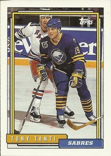#235 Tony Tanti - Buffalo Sabres - 1992-93 Topps Hockey