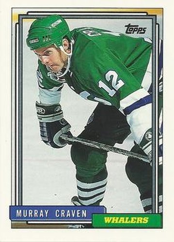 #248 Murray Craven - Hartford Whalers - 1992-93 Topps Hockey
