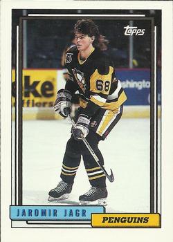 #24 Jaromir Jagr - Pittsburgh Penguins - 1992-93 Topps Hockey