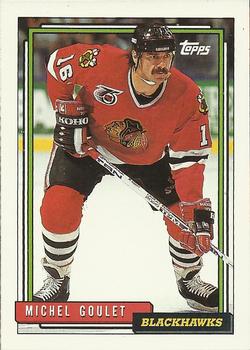 #255 Michel Goulet - Chicago Blackhawks - 1992-93 Topps Hockey