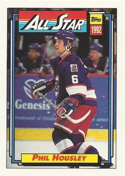 #268 Phil Housley - Winnipeg Jets - 1992-93 Topps Hockey
