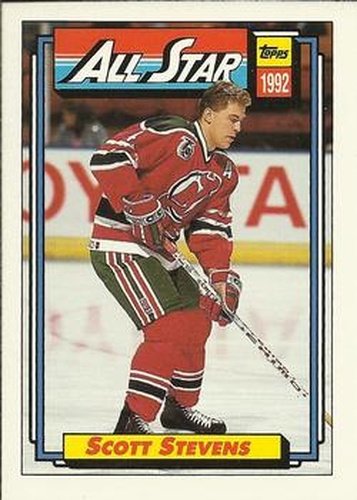 #269 Scott Stevens - New Jersey Devils - 1992-93 Topps Hockey