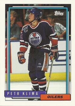 #26 Petr Klima - Edmonton Oilers - 1992-93 Topps Hockey