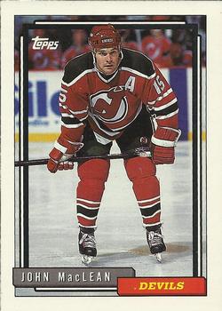 #273 John MacLean - New Jersey Devils - 1992-93 Topps Hockey
