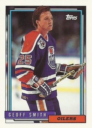 #275 Geoff Smith - Edmonton Oilers - 1992-93 Topps Hockey
