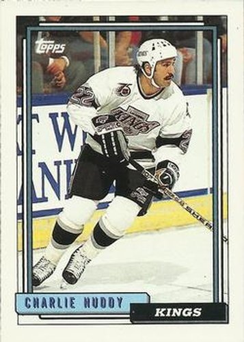 #279 Charlie Huddy - Los Angeles Kings - 1992-93 Topps Hockey