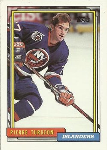 #289 Pierre Turgeon - New York Islanders - 1992-93 Topps Hockey