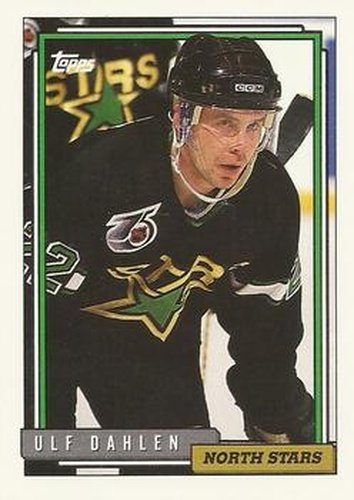 #28 Ulf Dahlen - Minnesota North Stars - 1992-93 Topps Hockey