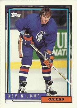 #290 Kevin Lowe - Edmonton Oilers - 1992-93 Topps Hockey