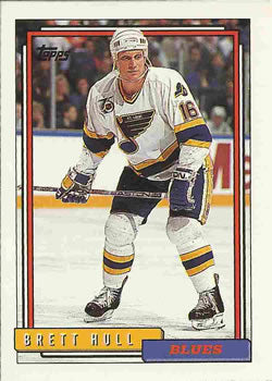 #2 Brett Hull - St. Louis Blues - 1992-93 Topps Hockey