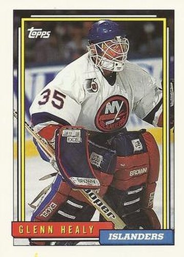 #305 Glenn Healy - New York Islanders - 1992-93 Topps Hockey