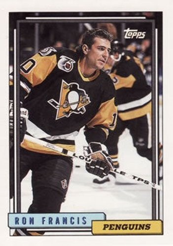 #322 Ron Francis - Pittsburgh Penguins - 1992-93 Topps Hockey