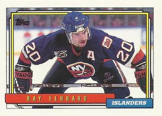 #324 Ray Ferraro - New York Islanders - 1992-93 Topps Hockey