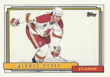 #337 Michel Petit - Calgary Flames - 1992-93 Topps Hockey