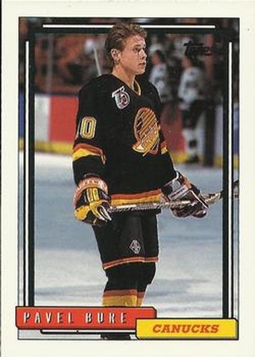 #353 Pavel Bure - Vancouver Canucks - 1992-93 Topps Hockey