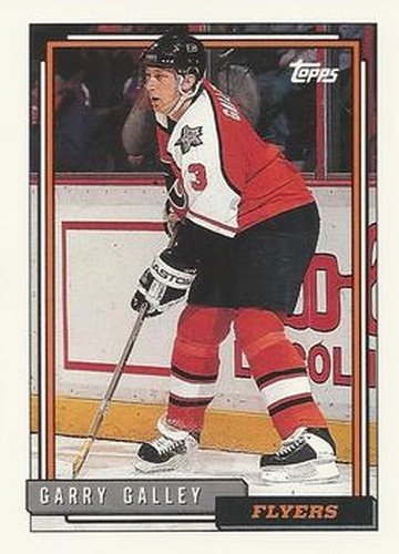#360 Garry Galley - Philadelphia Flyers - 1992-93 Topps Hockey
