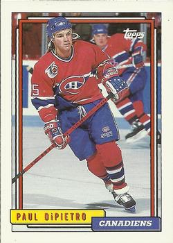 #361 Paul DiPietro - Montreal Canadiens - 1992-93 Topps Hockey