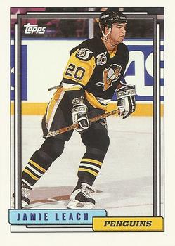 #362 Jamie Leach - Pittsburgh Penguins - 1992-93 Topps Hockey