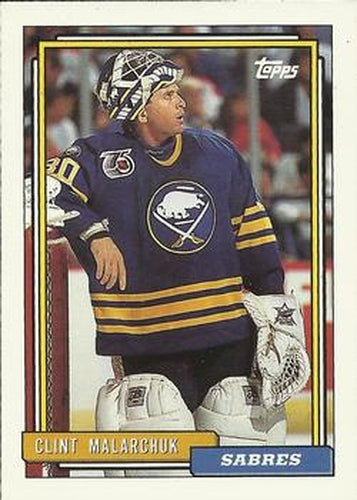 #363 Clint Malarchuk - Buffalo Sabres - 1992-93 Topps Hockey