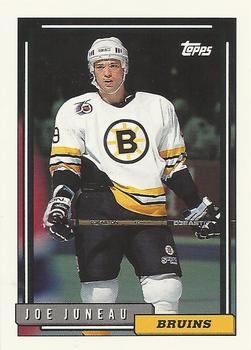#365 Joe Juneau - Boston Bruins - 1992-93 Topps Hockey