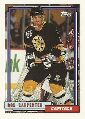 #378 Bob Carpenter - Washington Capitals - 1992-93 Topps Hockey