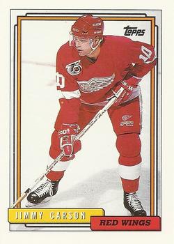 #398 Jimmy Carson - Detroit Red Wings - 1992-93 Topps Hockey