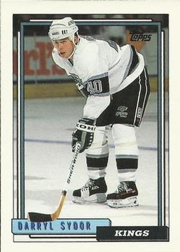 #39 Darryl Sydor - Los Angeles Kings - 1992-93 Topps Hockey
