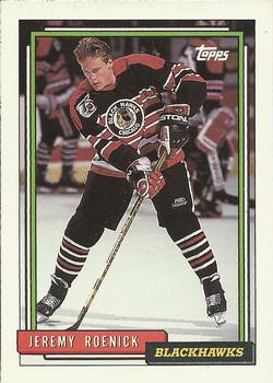 #400 Jeremy Roenick - Chicago Blackhawks - 1992-93 Topps Hockey