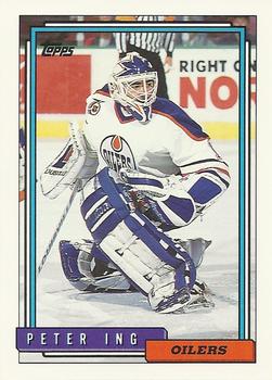 #423 Peter Ing - Edmonton Oilers - 1992-93 Topps Hockey