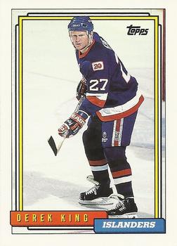 #431 Derek King - New York Islanders - 1992-93 Topps Hockey