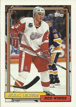 #440 Nicklas Lidstrom - Detroit Red Wings - 1992-93 Topps Hockey