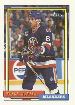 #443 Wayne McBean - New York Islanders - 1992-93 Topps Hockey