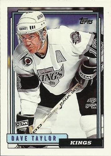 #446 Dave Taylor - Los Angeles Kings - 1992-93 Topps Hockey