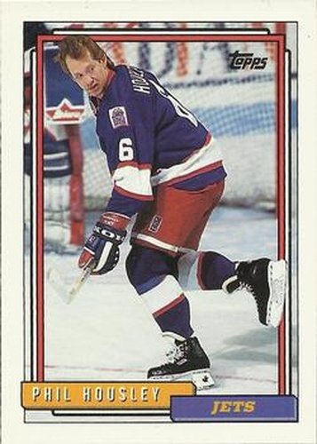 #456 Phil Housley - Winnipeg Jets - 1992-93 Topps Hockey