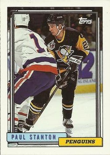 #460 Paul Stanton - Pittsburgh Penguins - 1992-93 Topps Hockey