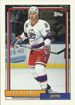 #468 Igor Ulanov - Winnipeg Jets - 1992-93 Topps Hockey